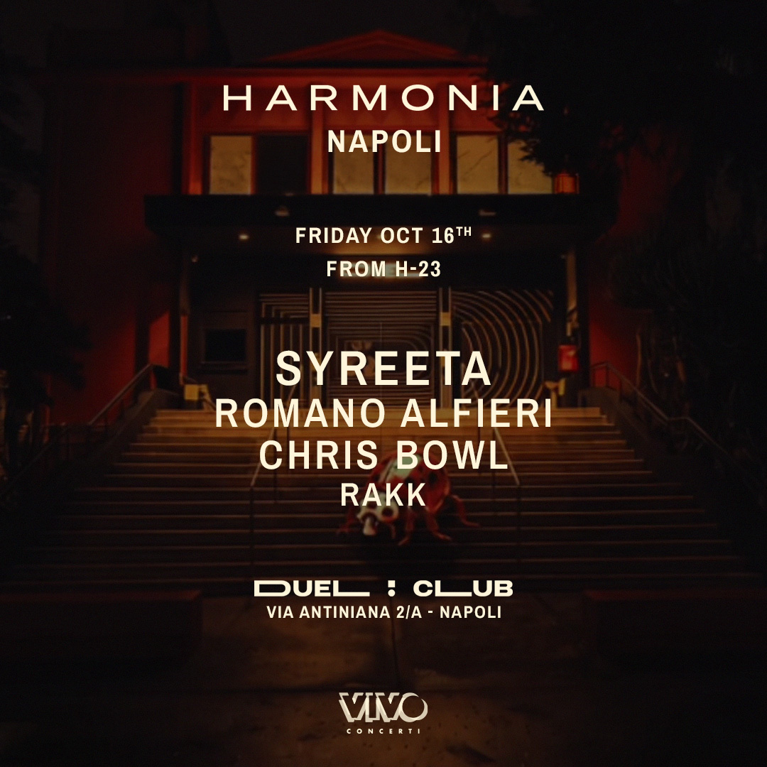Locandina Harmonia Duel Club · Napoli 16 ottobre 2026